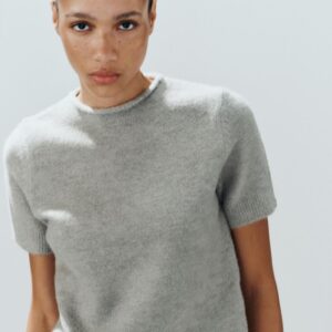 SOFT KNIT SHORT SLEEVE JUMPER