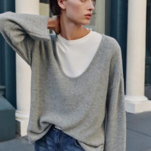 ROUND NECK KNIT JUMPER