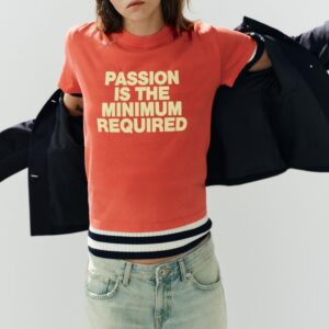 FADED EFFECT SLOGAN T-SHIRT