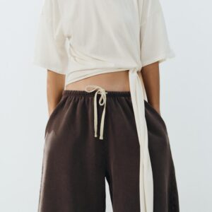 FADED DRAWSTRING BERMUDA SHORTS
