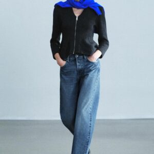 WOOL BLEND PEPLUM CARDIGAN