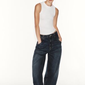 TRF MID-WAIST BAGGY JEANS