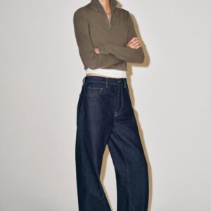 ZW COLLECTION MID-WAIST STRAIGHT JEANS