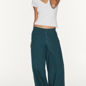 WIDE DRAWSTRING TROUSERS