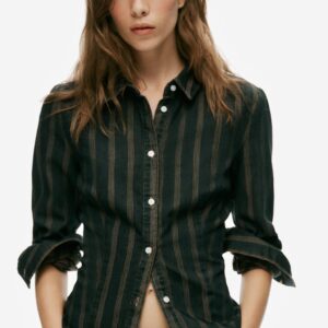 TRF DENIM STRIPED SHIRT