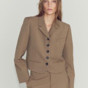 ZW COLLECTION FITTED BUTTON BLAZER