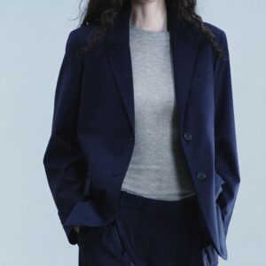 ZW COLLECTION STRAIGHT WOOL-BLEND BLAZER