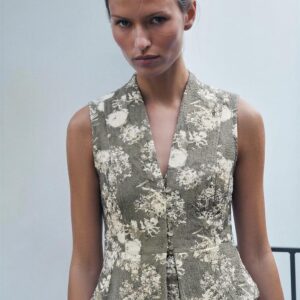 JACQUARD WAISTCOAT