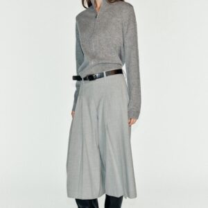 LONG BELTED BERMUDA SHORTS