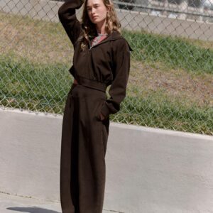 WIDE-LEG TROUSERS WITH RIBBED WAISTBAND