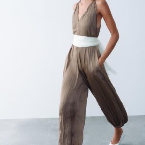 SATIN SAROUEL TROUSERS