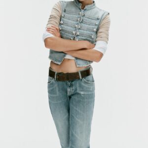 TRF DENIM WAISTCOAT