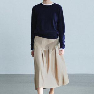 ZW COLLECTION PLEATED MIDI SKIRT