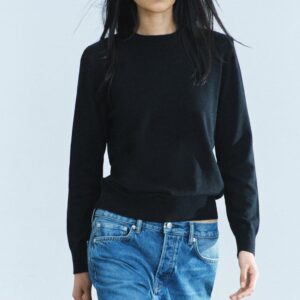 KNIT JUMPER WITH SHOULDER PADS