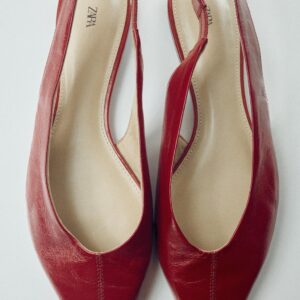 LEATHER SLINGBACK SHOES