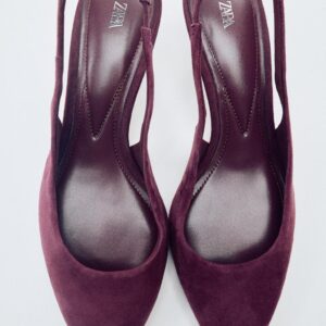 SUEDE SLINGBACK SHOES