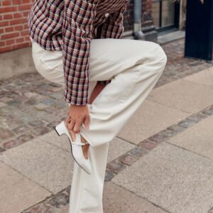 LEATHER SLINGBACK SHOES