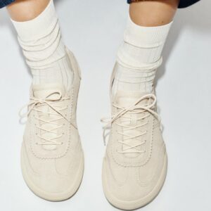 BAREFOOT SPLIT SUEDE TRAINERS