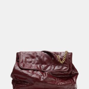FLAP SHOULDER TOTE BAG