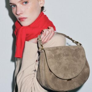 LEATHER FLAP CROSSBODY BAG